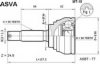 ASVA MT-15 Joint Kit, drive shaft